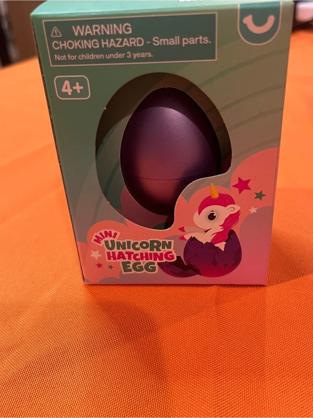 Mini Unicorn Hatching Egg - Purple